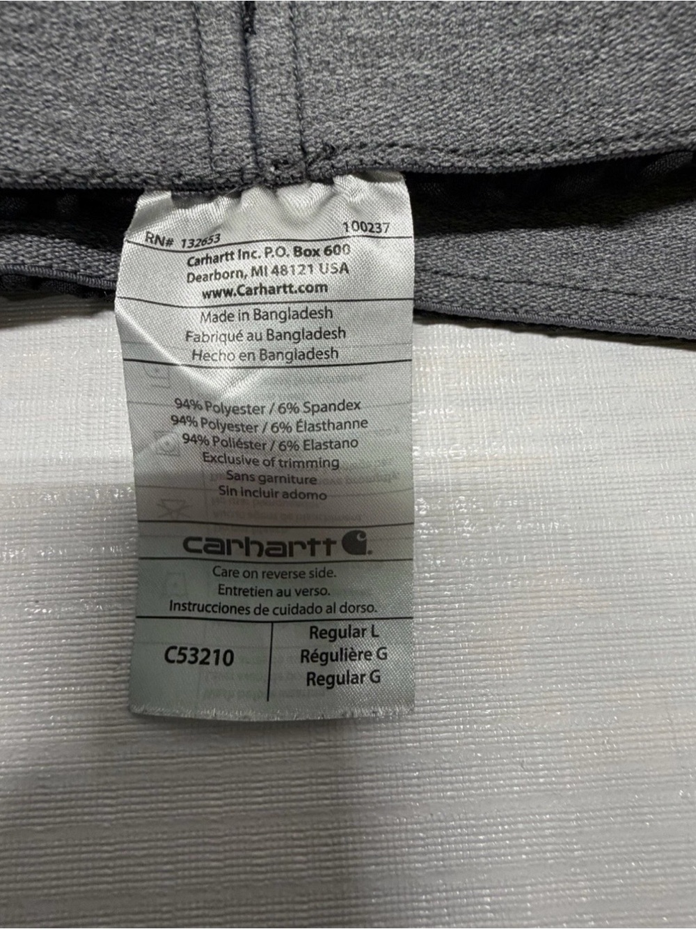 Carhartt Women's Black Elastic Waist Scrub Pants Sz: Large - Picture 7 of 7